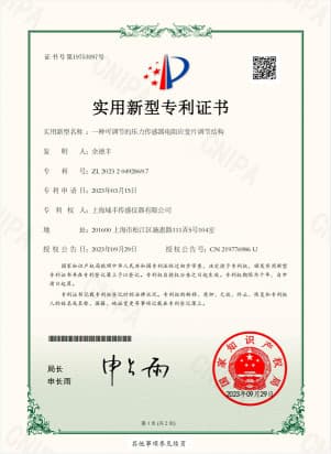 Utility Model Patent Certificate