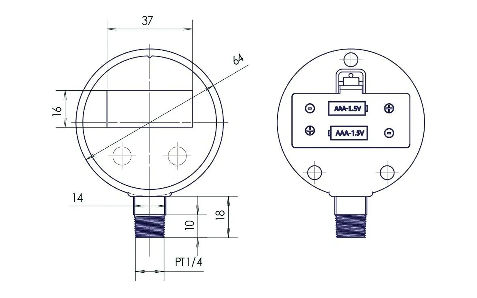 P060X 数字压力表