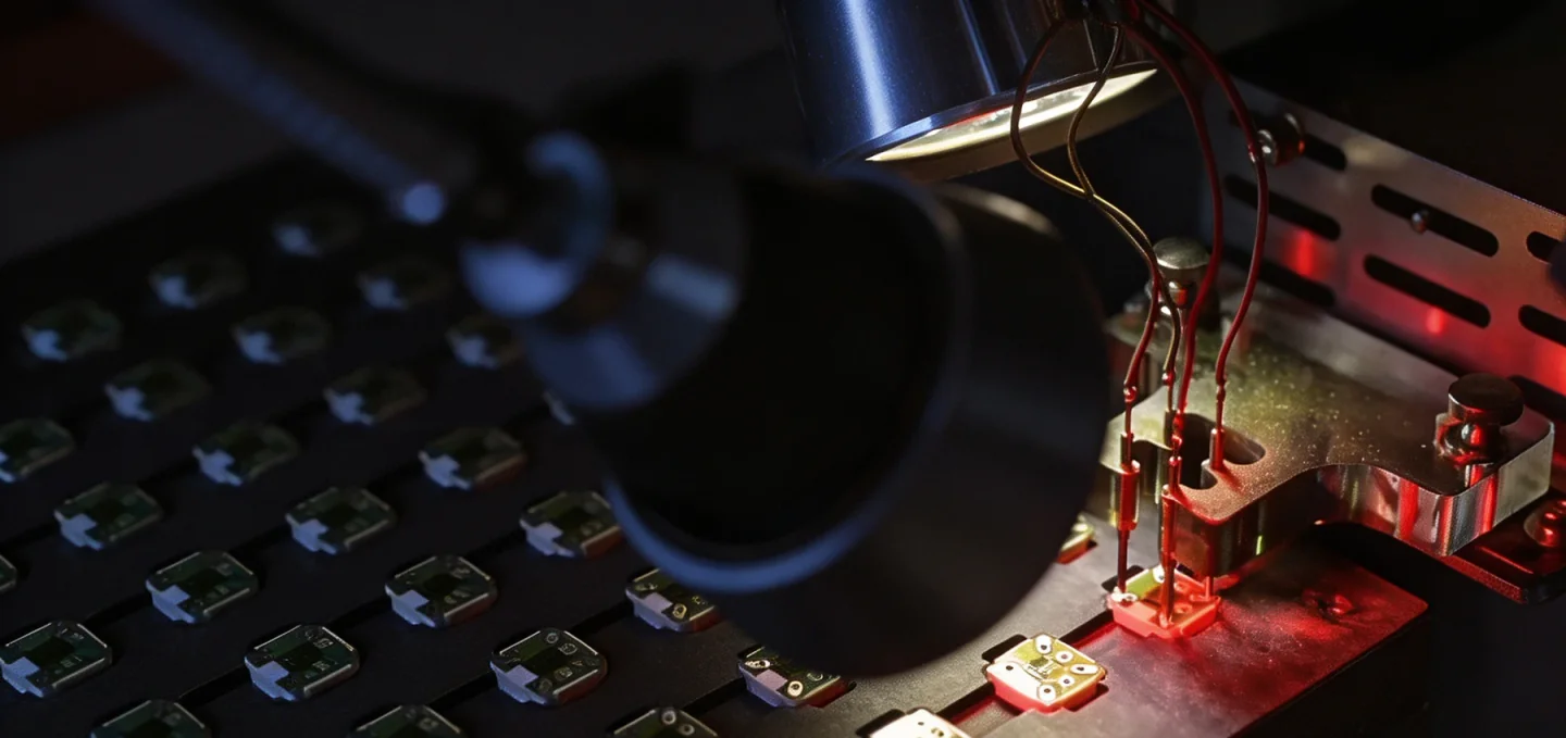 Electronics quality inspection scene